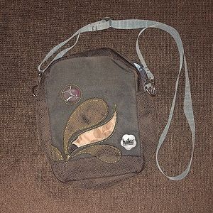 Women’s Vegan Haiku Crossbody Bag Gray Blue